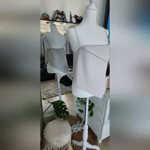 Zara Asymetric Crepe Top